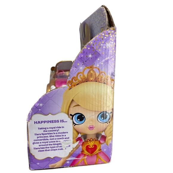 Shopkins Happy Places Royal Trends Convertible w/Tiara Sparkles Picnic Petkin - Picture 6 of 10